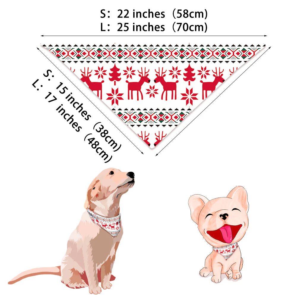 Christmas Deer and Snowflake Matching Family Christmas Pajamas-Dog Pajamas Included - Image 8