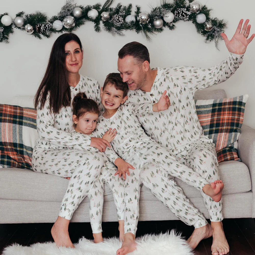 Christmas Tree Matching Family Christmas Pajamas-Dog Pajamas Included - Image 10