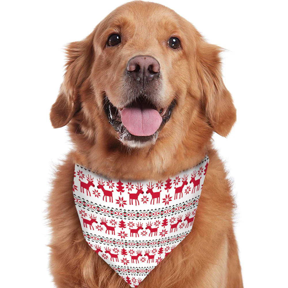 Classic Christmas Deer Print Matching Family Christmas Pajamas-Dog Pajamas Included - Image 4