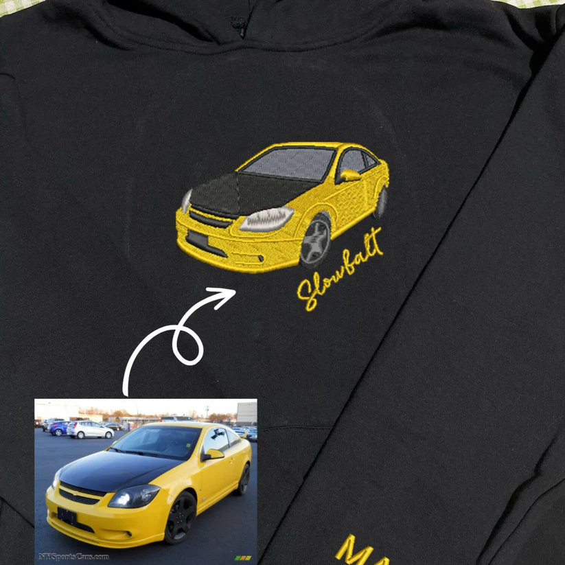 Personalized Gifts for Car Guys with Car on Hoodie or Sweatshirt - Image 3