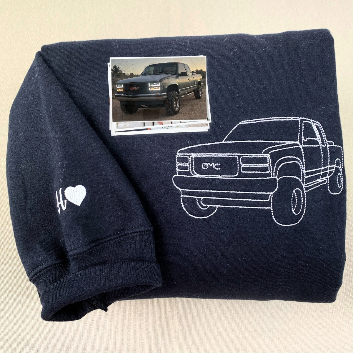 Personalized Gifts for Car Guys with Car on Hoodie or Sweatshirt - Image 9