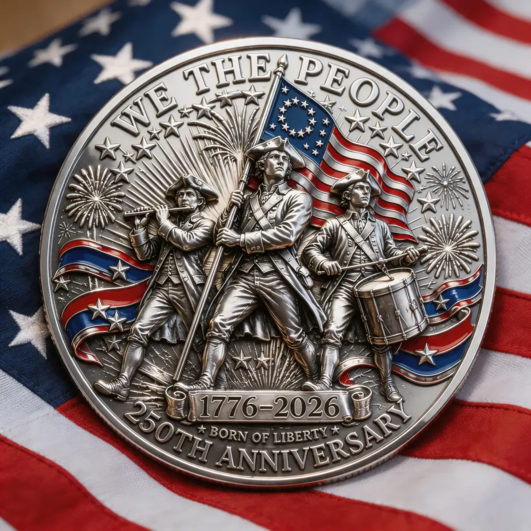 🚢🕊️Freedom Flotilla Coalition 2025 Commemorative Coin – Courage, Solidarity, Peace - Image 2