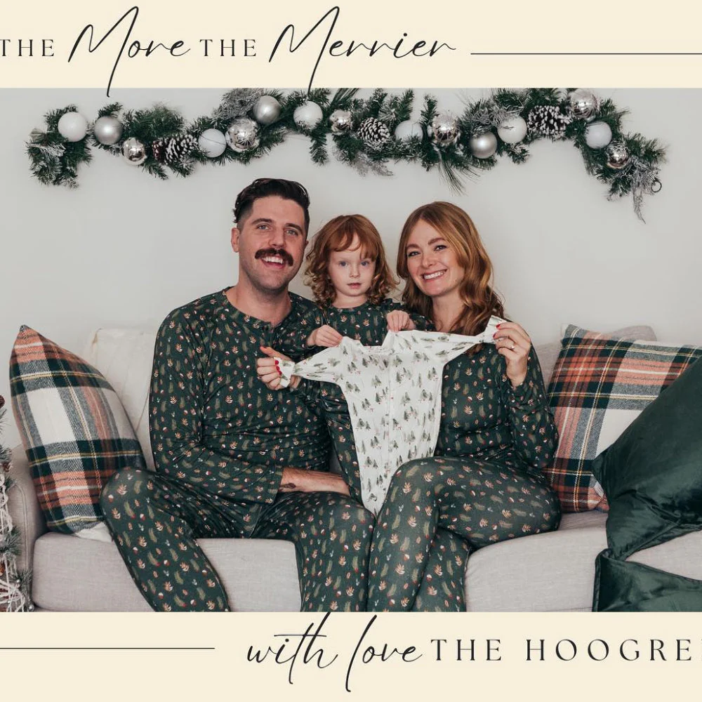 Green Christmas Tree Matching Family Pajamas | Adults, Kids & Dog Pajamas - Image 9
