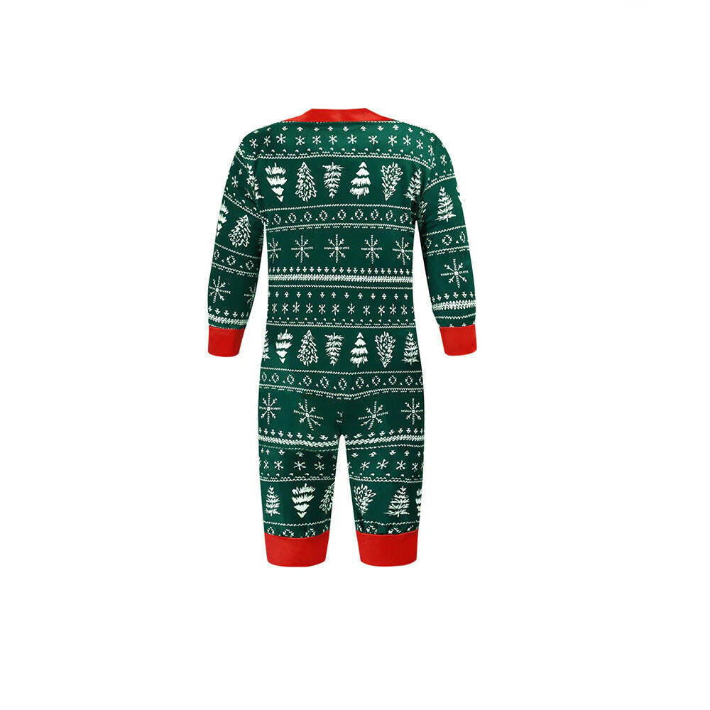 Green Reindeer Matching Family Christmas Pajamas | Adults, Kids & Dog Pajamas - Image 11
