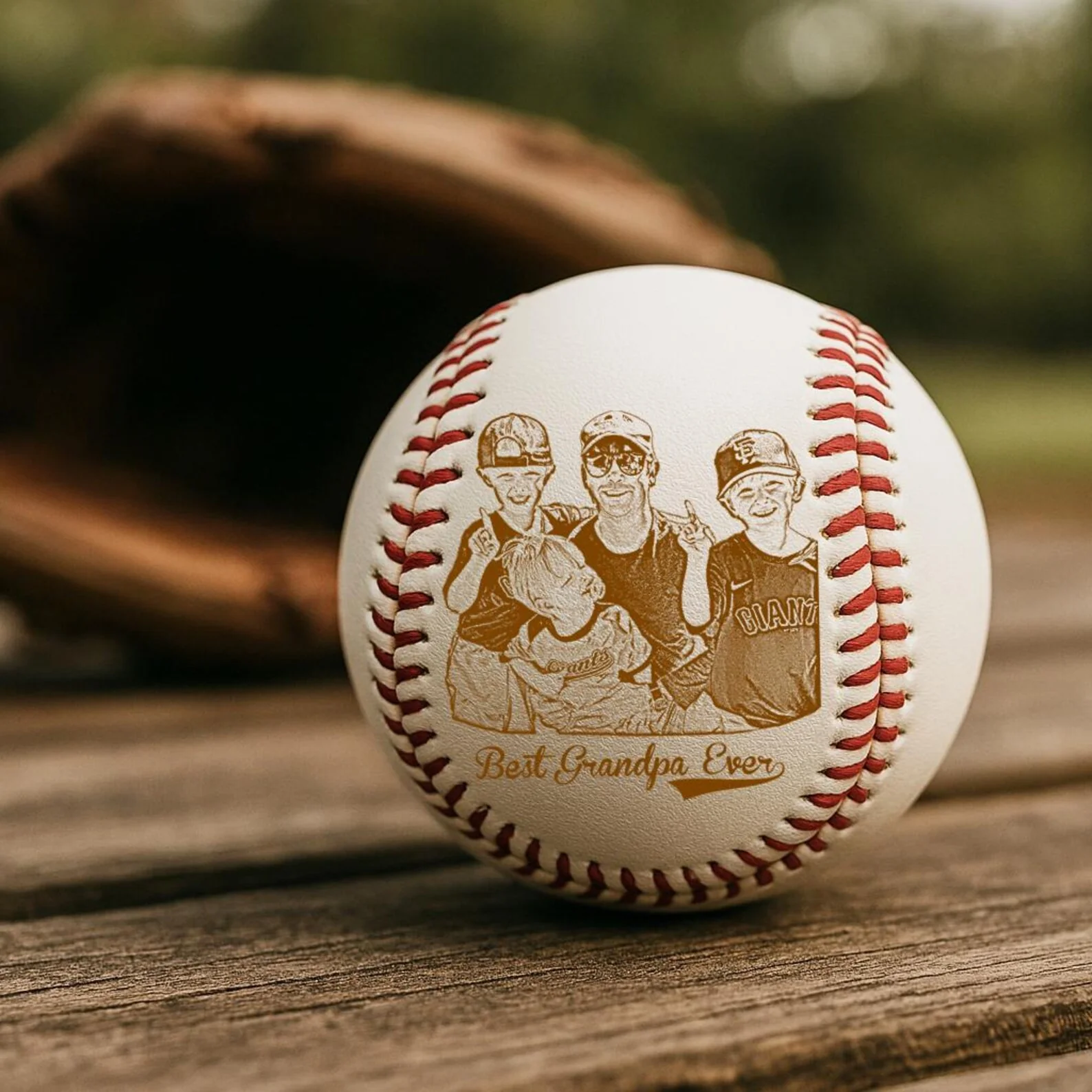 Personalized Gifts - Engrave Your Favorite Photo on Baseball Balls - Image 7
