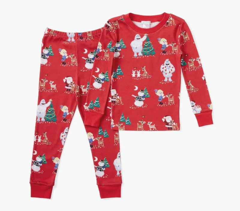 Red Snowman Matching Family Christmas Pajamas - Image 6