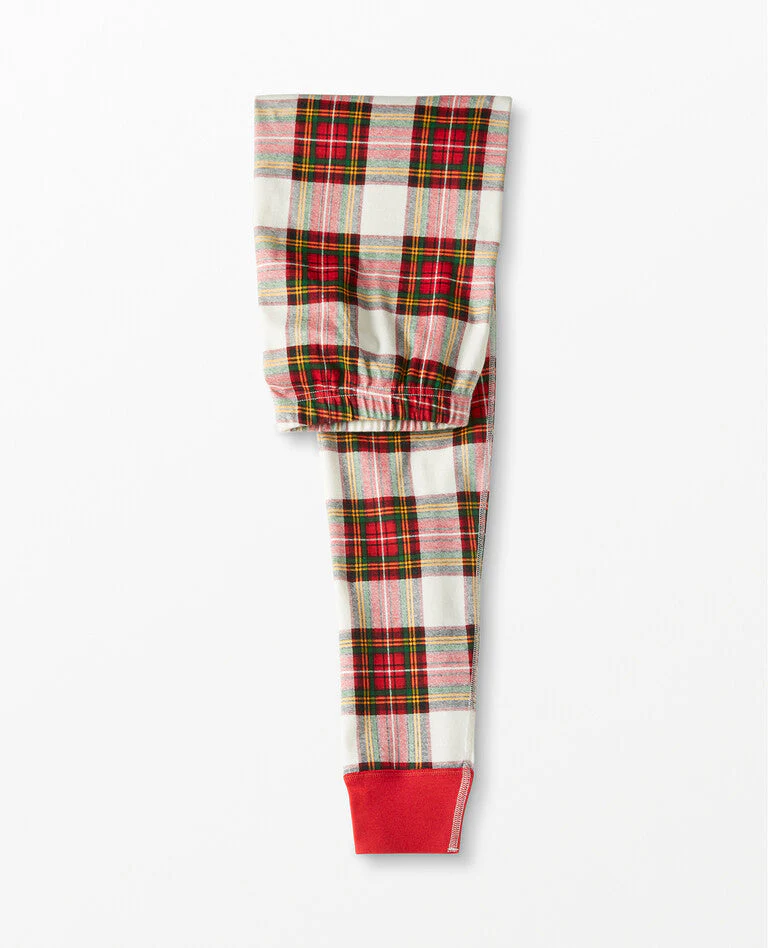 Tartan Plaid Matching Family Christmas Pajamas-Dog Pajamas Included - Image 9