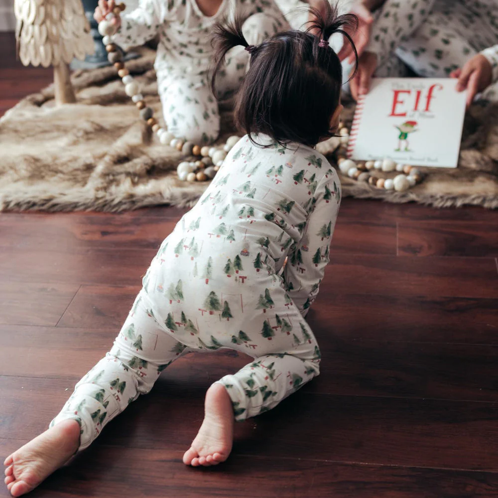 White Little Christmas Tree Matching Family Christmas Pajamas-Dog Pajamas Included - Image 7
